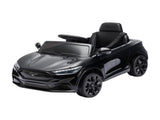 Kids Ride On Car 12V Licensed Ford Electric Toy with Remote Control Horn Music 97x61cm Black RCAR-MSTG-LS-BK