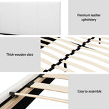 Artiss Bed Frame Double Size White NEO BFRAME-E-NEO-D-WH-AB