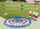 CARLA HOME 52 Egg Incubator withmatic Turning, LED Display, Humidity & Temperature Control, LSB-36354