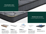16cm Mattress Giselle Bonnell Spring Double MATTRESS-B-BN16-D