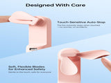 Handheld Mini Fan , 3-in-1 USB Rechargeable Portable Fan with Power Bank & Flashlight, Pocket V1107-HANDHELD MINI FAN (PINK)