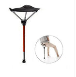 Ultra-Portable Folding Stool with Adjustable Height, Featherlight 340g Design, Load-Bearing 125kg, V1341-ZY-4NMA8KDD-RED
