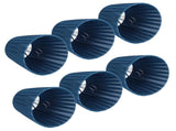 6PCS Modern Simple Lampshade Cloth Lampshade for Crystal Clip On Chandelier Wall Lamp Blue V1294-YM0718-3119200177111