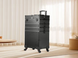 5 in 1 Professional Makeup Train Case Aluminum Cosmetic Case, Rolling Makeup Case Extra Large V952-HZXXLGS5H100K8BZXV0