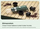 Portable Electric Espresso Coffee Machine Cordless Heat and Cold Brew 3oz Single Serve Mini Coffee V1294-YM0901-H48350W