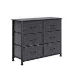 Levede Storage Cabinet Tower Chest Dark Grey CH1047-DG