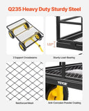 1400 Lbs Steel Garden Cart, Heavy Duty Pullable Garden Yard Cart, 2 in 1 Outdoor Metal Utility V952-ZXHYTCHH1400QIBNMV0