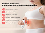 Body Sculpting Machine with Red Light Therapy for Face & Body, Cupping Therapy, Electric Cellulite V1107-110-39652-BLK-14CM