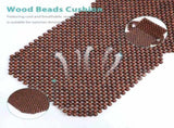 SWETRACE Car Seat Pads Wooden Beads Seat Cushion Breathable Coffee 1 Pc 53.45 x 17.68 x 0.79 inch V1189-LWWAL-20260327-03605