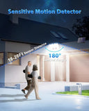172 LED Solar Light Outdoor with Motion Sensor, IP65 Waterproof, 3 Modes for Garden and Driveway V1188-MS-325-0218