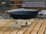 Camping Gas Stove WindShield Stainless Steels Outdoor Stove Windscreen for Camping Picnics, V1369-AZ3-W-13918