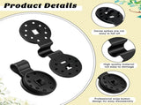 400 Pcs Black Shade Cloth Plastic Clips Round Sunshade Net Fixing Clip Fabric Clips for Garden Anti V1258-DP02-C-2253