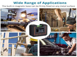 Digital Angle Finder Magnetic & Level Bubble Vial 4 X 90&degAngle Inclinometer, Mini Level Bevel V1192-AZ-W-14470
