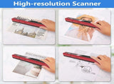 Photo Scanner Portable 900 DPI Multifunctional A4 Document Scanner Handheld Image Scanner for Home V1366-AZ2-W-19059