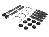 Universal Roof Mounting Fitting Kit U Screws Locknut Rubber Gasket Small Light Roof Luggage V1294-YM0716-3111220168511