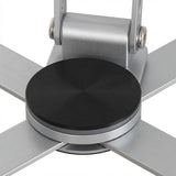 Levede Portable Laptop Stand 360 Rotating Bracket Foldable Aluminum Desk Riser TV1012-SL-AU