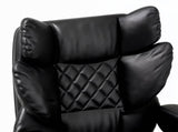 Levede Gaming Office Chair High Back PU Leather Black OF1059-BK-AU