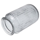 Grey Colored Vase for Home Chic Glass Flower Container 1Pc V1370-AZ4-15138