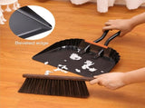 2X Industrial Metal Dustpan 12Inch Dust Pan with Handle Handheld Dustpan Wide Scoopers Dust and V1192-AZ-W-22346