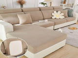 1X Sofa Cover Couch Covers Sectional Couch Covers for L Shaped Chaise Stretch 3 Cushion Couch Sofa V1366-AZ2-W-20640