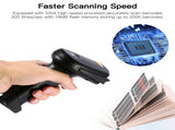 Wireless Barcode Reader Handheld Laser Barcode Reader Both Bluetooth / USB compatible Laser Sca V1294-YM0722-XD02309