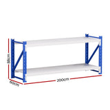 Giantz 2Mx0.9M Warehouse Shelving Garage Rack WR-F-20060-900BG-AB