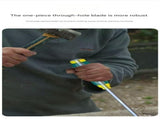 6-piece Green flathead screwdriver Impact-Resistant Magnetic Screwdriver with Through-Tang Shaft V888-ELOSUNG50899