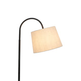 Naples Tripod Floor Lamp Shelf Storage Drawer Bed Side Table Light w/ USB Charger V563-75176