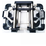 A4 Ultra-Foldable Shopping Cart Stainless steel frame rust-proof and durable, folds to A4 size V1232-XLC-A4-001