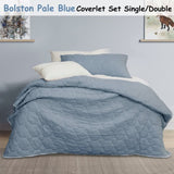 Jelly Bean Kids Bolston Pale Blue Kids Coverlet Set Single/Double V442-INT-COVERLETS-BOLSTON-PALEBLUE-DS