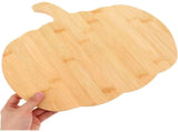 1Pc Pumpkin Shaped Cutting Board Beige for Cheese Meat Serving V1192-AZ-W-21405