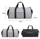 Blue Multi-Functional Travel Duffel Bag with Suit Storage, Foldable Garment Bag for Business Trips V888-ELOSUNG12327