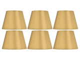 6PCS E14 Lamp Shade Fabric Lampshade Table Lamp Ceiling Lamp Shade for Bedroom Living RoomGold PX153 V1294-YM0715-3119210283113