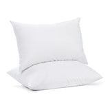 100 Percent Cotton Pillow Cover with 800g Poly Fill, Hypoallergenic, Antibacterial, and Cooling V196-P200_K