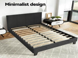 Artiss Bed Frame Double Size Charcoal NEO BFRAME-G-NEO-D-CHAR-AB