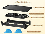 BBQ Grill Plate and Heat Plates, Smokeless Barbecue Grill Accessories for Home and Outdoor Camping, V1192-AZ-W-18252