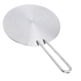 Stainless Steel Heat Diffuser Converter with Detachable Handle Round Induction Adapter Plate for Gas V1294-YM0901-3118240153914
