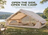 Weisshorn Inflatable A-Frame Camping Tent Large Outdoor Glamping Beige XFSK-KH-DD-ST