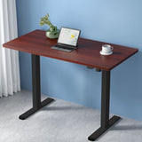 Artiss Standing Desk Motorised Walnut 120CM HASD-114G-BKDF-WADB-120