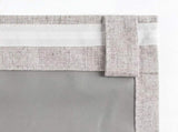 Marlow 2 Panels Blackout Curtains Linen Look Curtain Draperies Window Bedroom CD1023-NW-240X230-AU