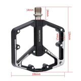 Mountain Bike Pedals Aluminum Alloy 9/16" V1308-DSZKI-519