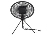 Solar Camping Fan with Tripod IP67 Waterproof Adjustable Portable Camping Fan with 10W Solar Panel V1294-YM0710-3114230137911