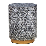 BLAKE CIRCULAR SHELL STOOL/SIDE TABLE V742-VS1
