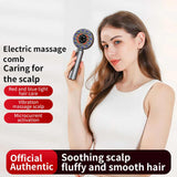 Grey Intelligent Scalp Massager Brush with Red Light Therapy Hair Care, Volumizing, and Essence V888-ELOSUNG13460