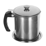Stainless Steel Cooking Oil Filter Pot with Stable Thickened Design V1366-AZ2-W-21912