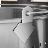 SOGA 21L 18/10 Stainless Steel Stockpot with Perforated Stock Pot Basket Pasta Strainer STOCKPOT30CMWPASTAINSERT3901