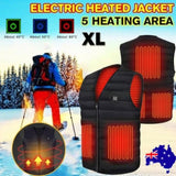 Heated Vest for Men & Women, Smart heated Jacket, Battery Not Included XL V201-W13152446
