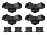 Pergola Bracket Kit, 4x4 Inch , 4 Pcs 3-Way Heavy Duty Corner Bracket V952-LPJJTZST8PCSB815I002V0