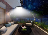 244 LED Solar Motion Sensor Pendant Light - IP65 Waterproof Barn/Patio Light with 4 Remote Modes and V888-ELOSUNG42343