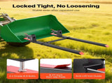 Pallet Forks, 907 kg Clamp on Pallet Forks, 149 cm Total Length Heavy-Duty Tractor Fork with V952-TPHCKDJK60INVJ53T001V0